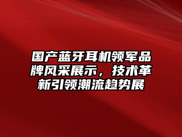 國(guó)產(chǎn)藍(lán)牙耳機(jī)領(lǐng)軍品牌風(fēng)采展示，技術(shù)革新引領(lǐng)潮流趨勢(shì)展